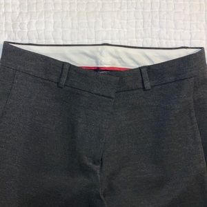 Lands End Charcoal Cuffed Trousers